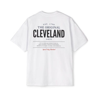 Cleveland Vintage Logo Oversized Tee — Premium Heavyweight