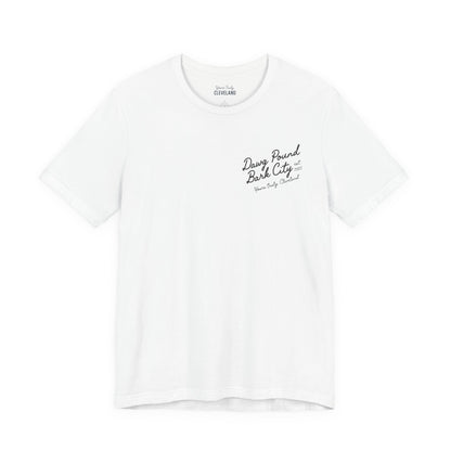 Dawg Pound Bark City Tee — Yours Truly Cleveland Bulldog Graphic T-Shirt
