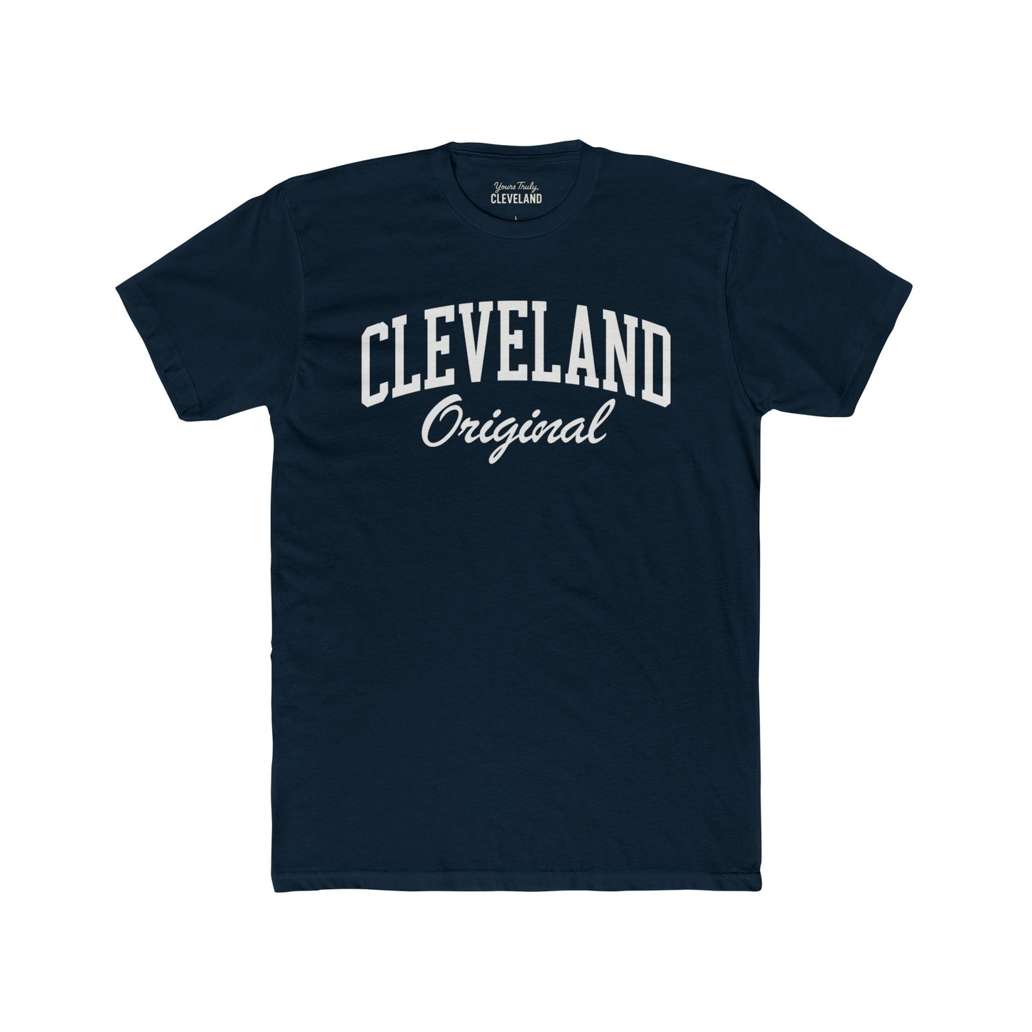 Cleveland Original T‑Shirt — Vintage Collegiate Crew Tee