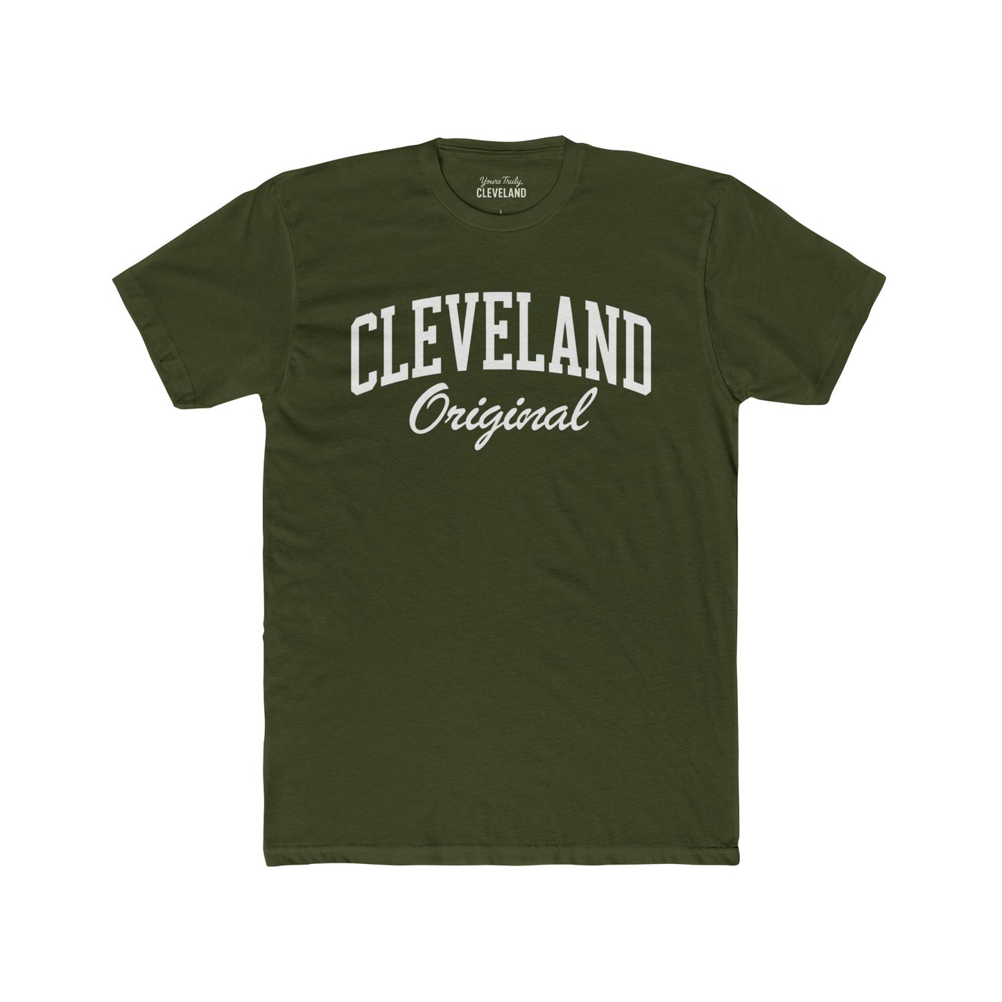 Cleveland Original T‑Shirt — Vintage Collegiate Crew Tee
