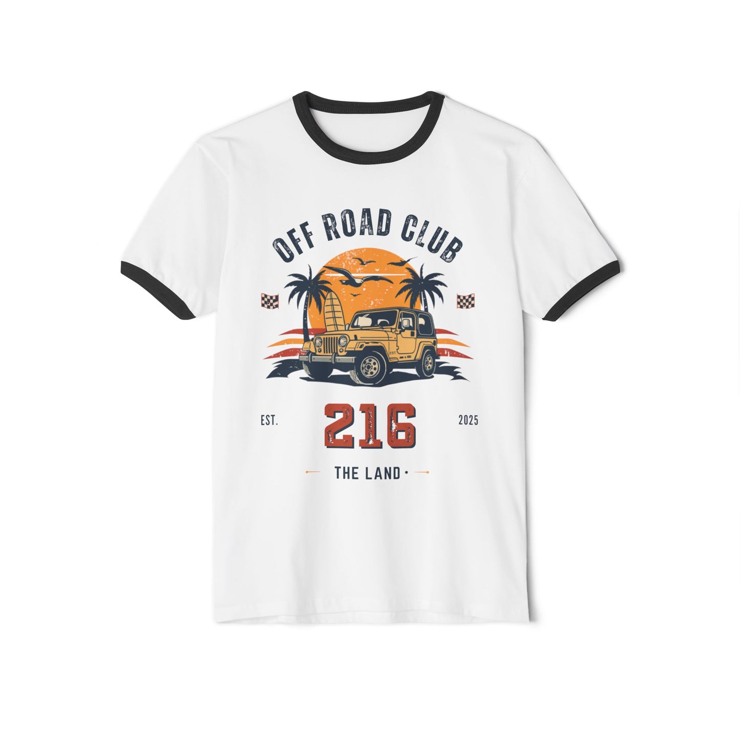 216 Off Road Club Ringer Tee