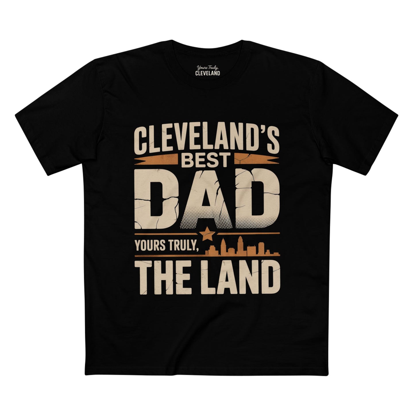 Cleveland's Best Dad T-Shirt — The Land Skyline Father’s Day Tee