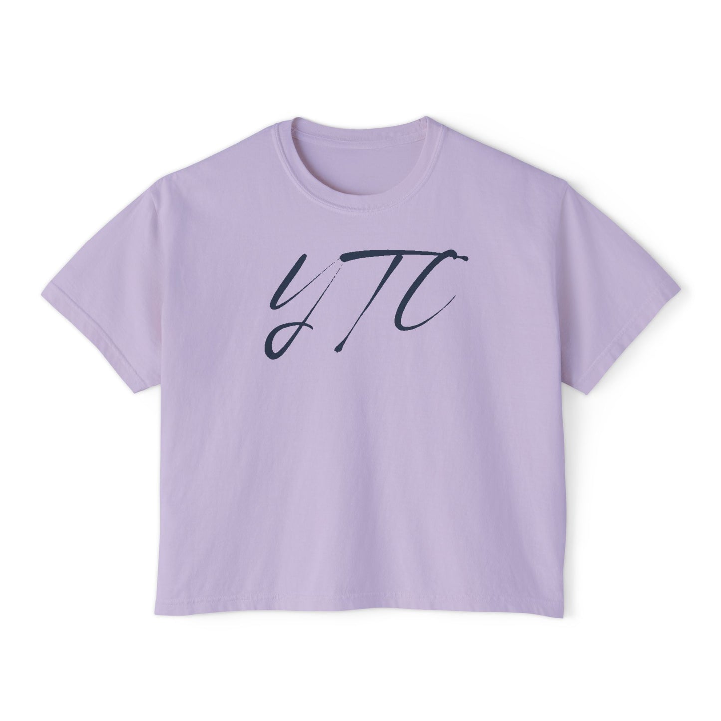 Women's Boxy YTC Script Tee