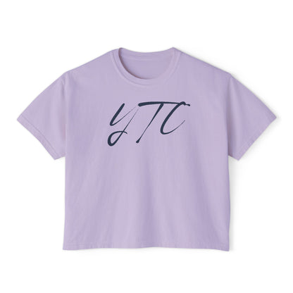 Women's Boxy YTC Script Tee