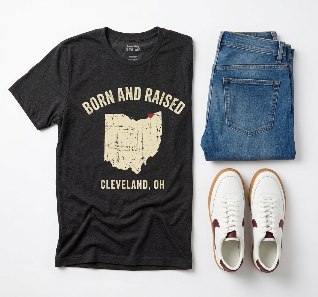 Born and Raised Ohio Tee