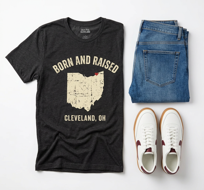 Born and Raised Ohio Tee