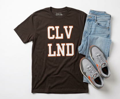 Cleveland CLV LND Retro Athletic Tee