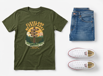 Cleveland Metroparks Tee — Trail Marker
