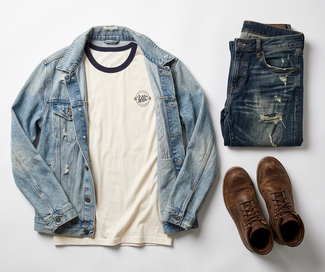 Cleveland 216 Vintage Truck Ringer Tee