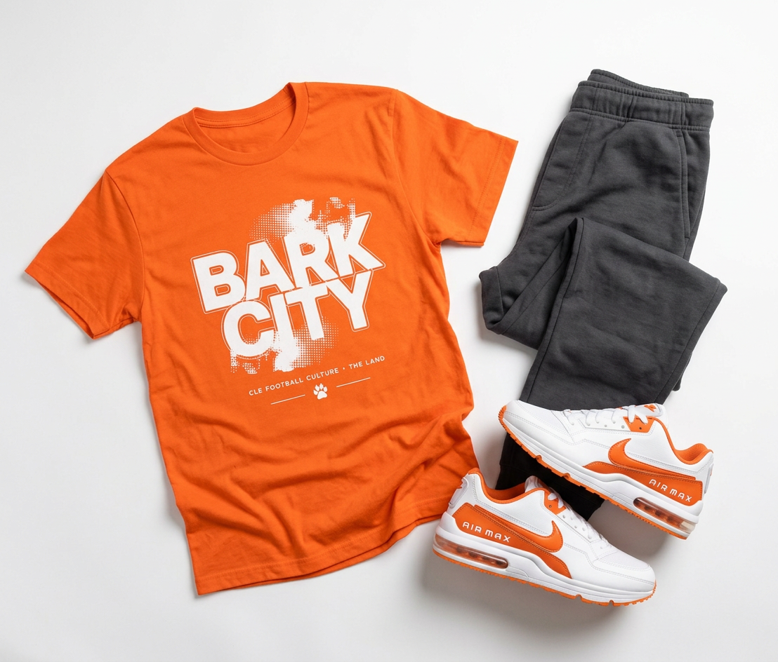 Bark City Tee — CLE Football Culture Streetwear Graphic