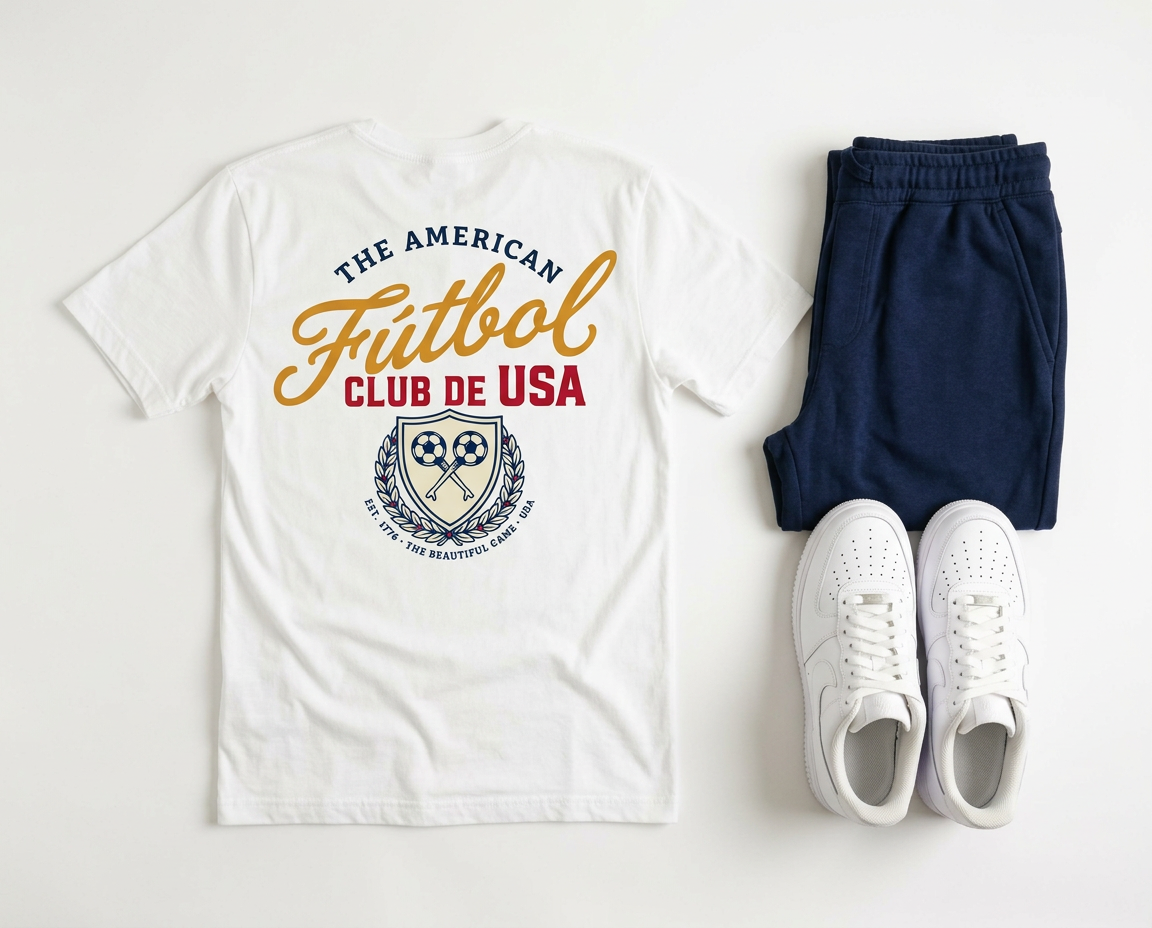 The Land FC Tee — Yours Truly Cleveland Soccer Chest Badge T-Shirt