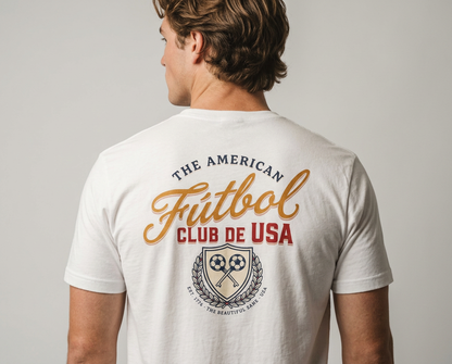 The Land FC Tee — Yours Truly Cleveland Soccer Chest Badge T-Shirt