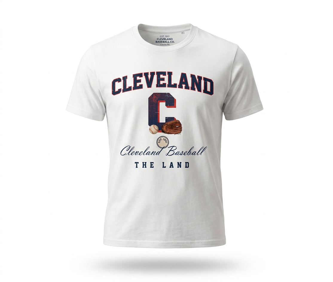 Cleveland Baseball 'The Land' Graphic Tee — CLE Baseball Heritage Tee