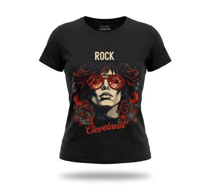 Rock Cleveland Guitarist Portrait Tee