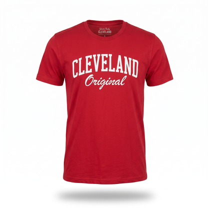 Cleveland Original T‑Shirt — Vintage Collegiate Crew Tee