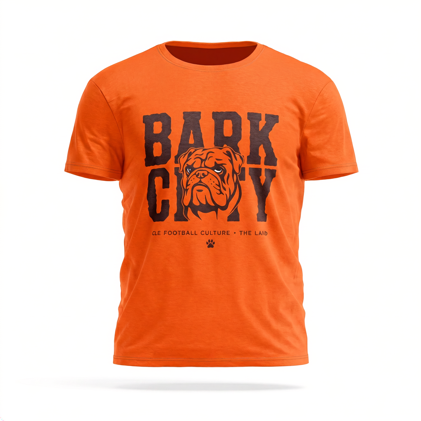 Bark City Tee — Cleveland Skyline Dog-Lover Graphic