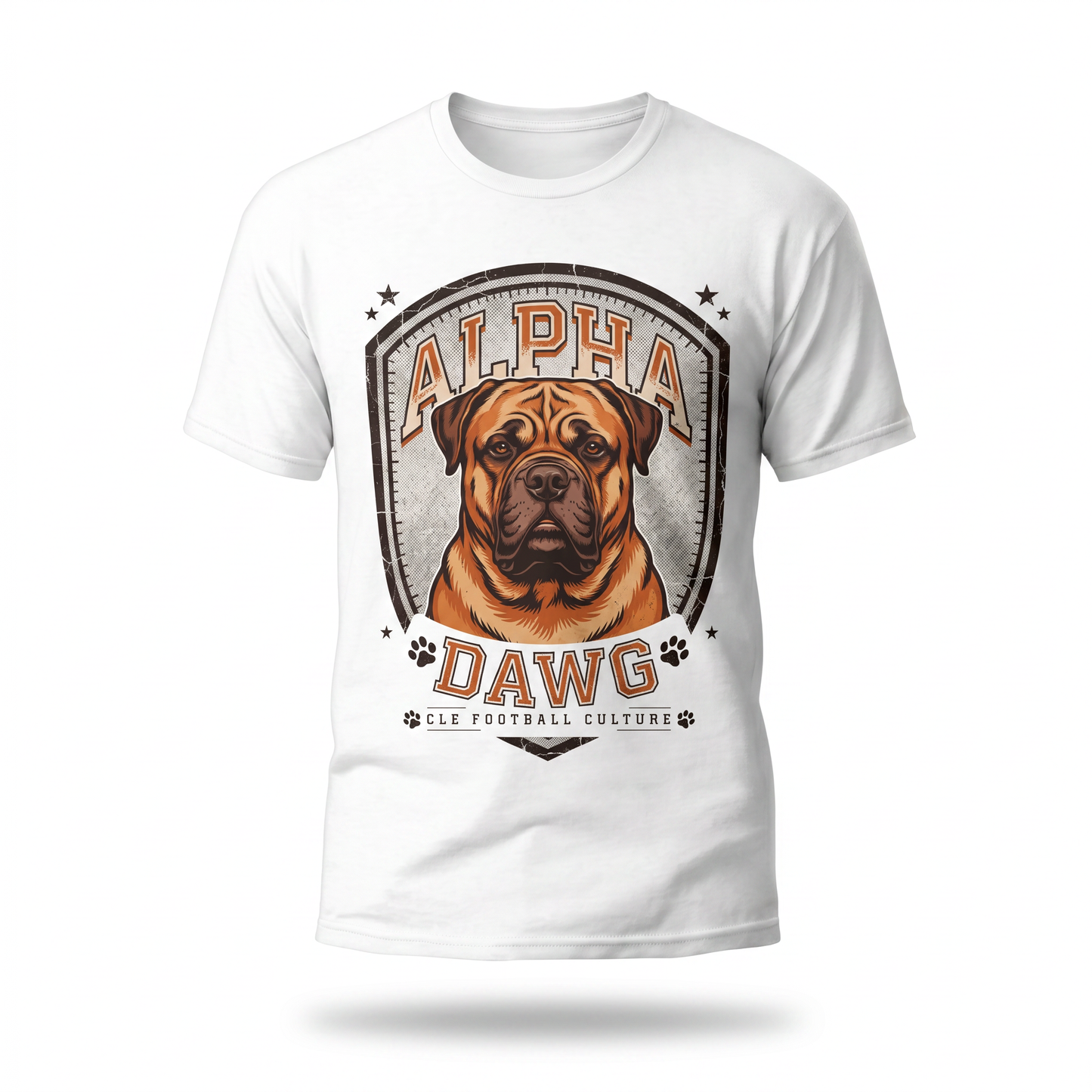 Alpha Dawg Tee — CLE Football Culture Bullmastiff Graphic Tee