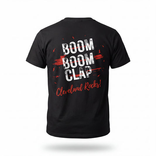 Boom Boom Clap — Cleveland Rocks Tee