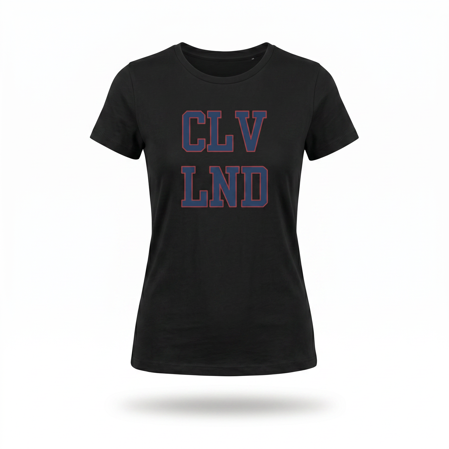Cleveland CLV LND Women's Tee – Vintage Collegiate City Pride Shirt