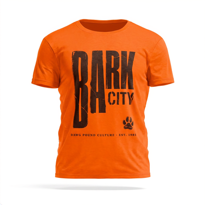 Bark City Tee — Vintage Paw Print Graphic