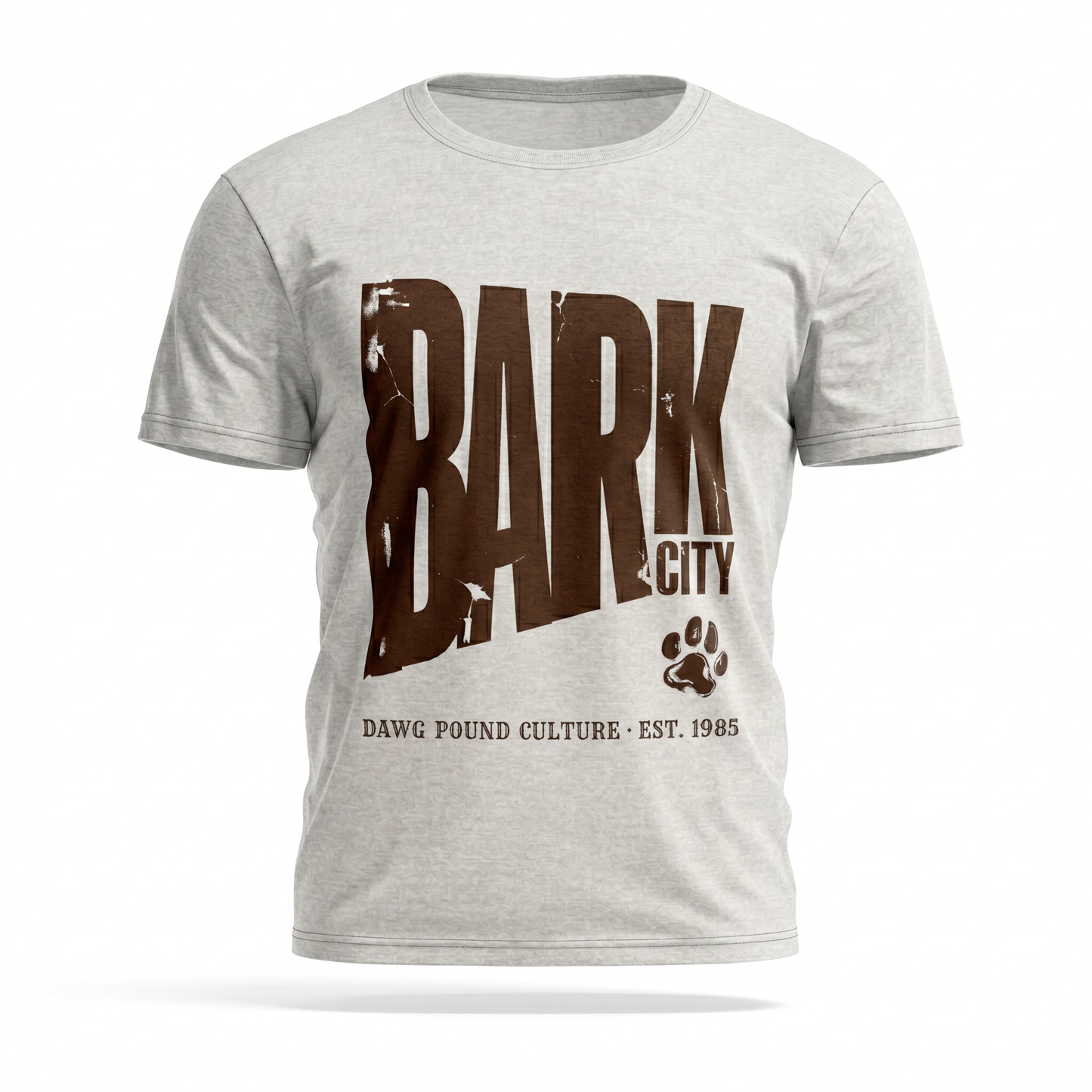 Bark City Tee — Dawg Pound Culture Paw Print Graphic