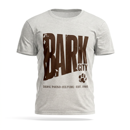 Bark City Tee — Dawg Pound Culture Paw Print Graphic