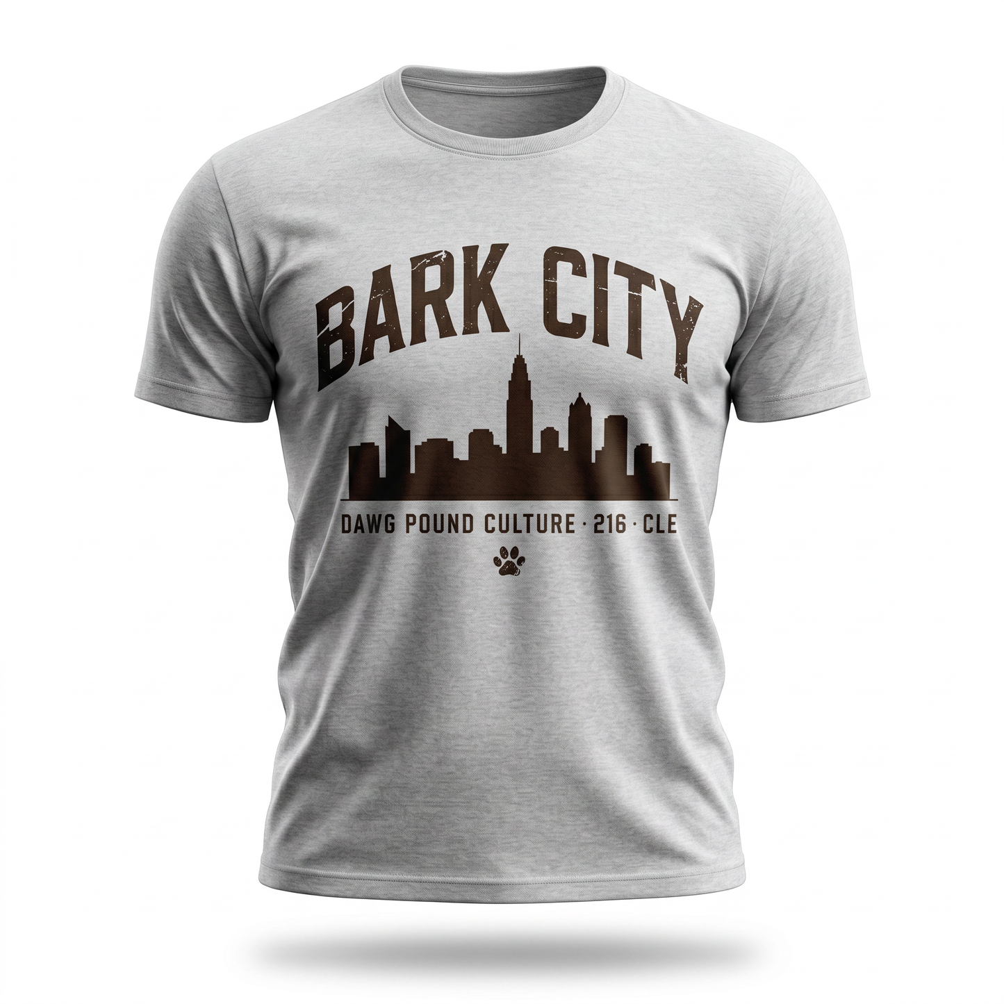 Bark City Tee — Cleveland Skyline Dawg Pound Graphic