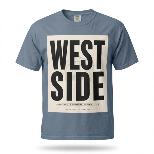 West Side Graphic T-Shirt — Cleveland Market District Tee