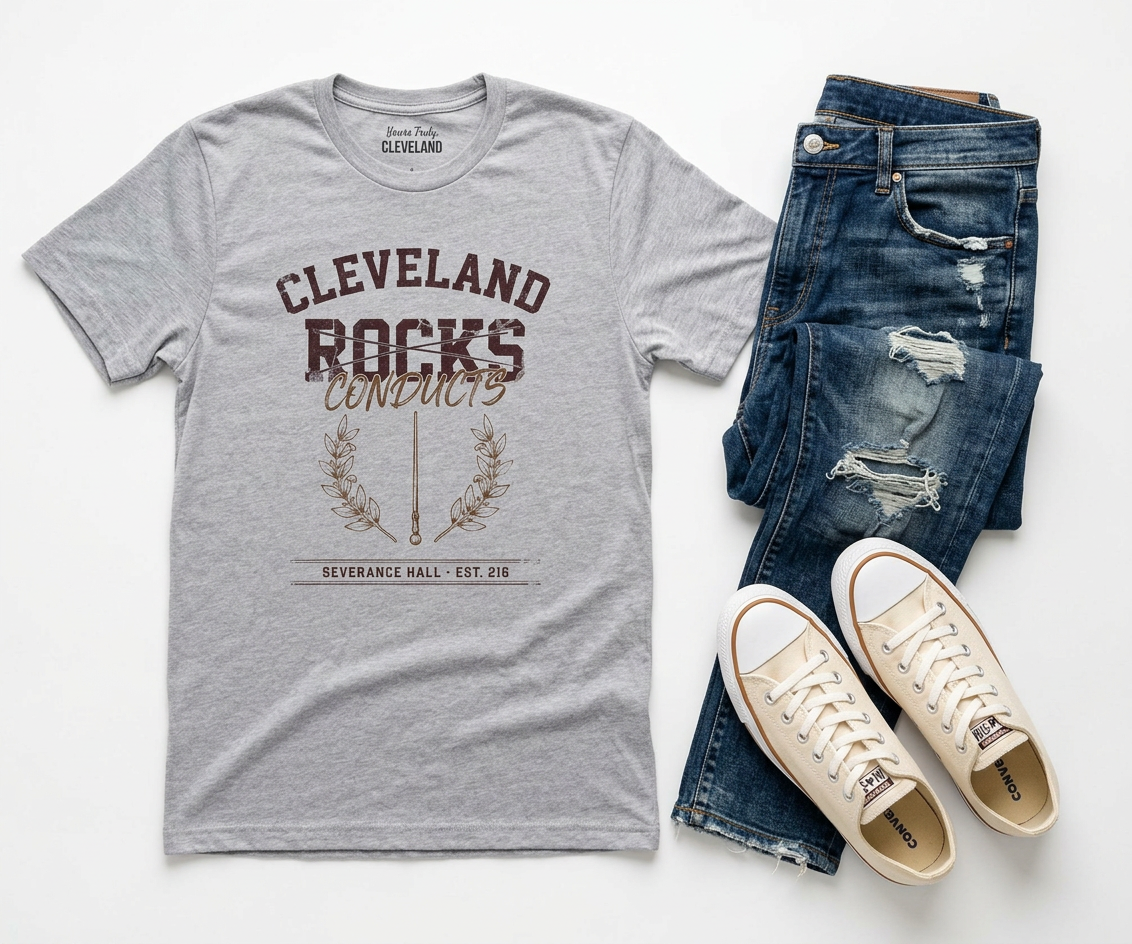 Cleveland Rocks Concert Tee — Vintage Music Graphic Shirt