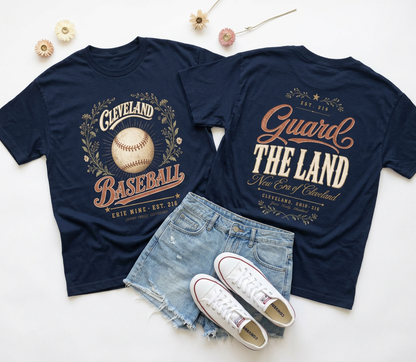 Cleveland Baseball Tee — Guard The Land New Era Graphic Shirt