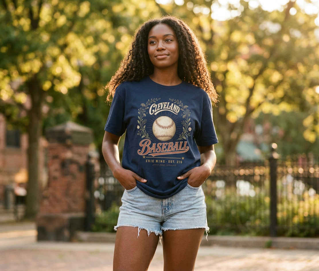 Cleveland Baseball Tee — Guard The Land New Era Graphic Shirt