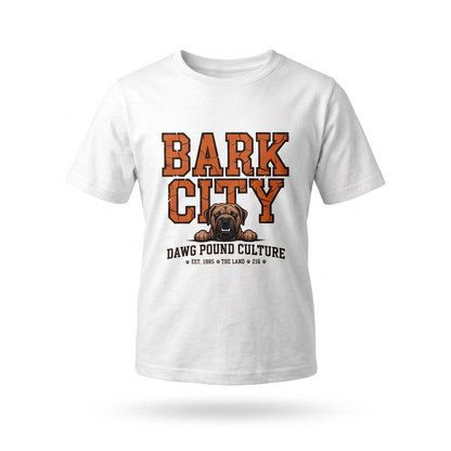 Bark City Toddler Tee — Cleveland Dawg Pound Kids Graphic Shirt