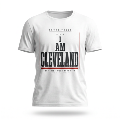 I Am Cleveland Tee — Vintage Proclamation Graphic Shirt