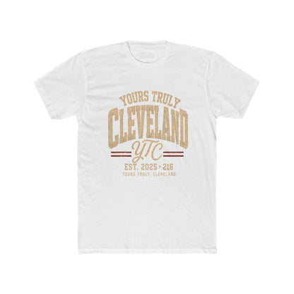 YTC Collegiate Tee — Yours Truly Cleveland Vintage Arch Graphic
