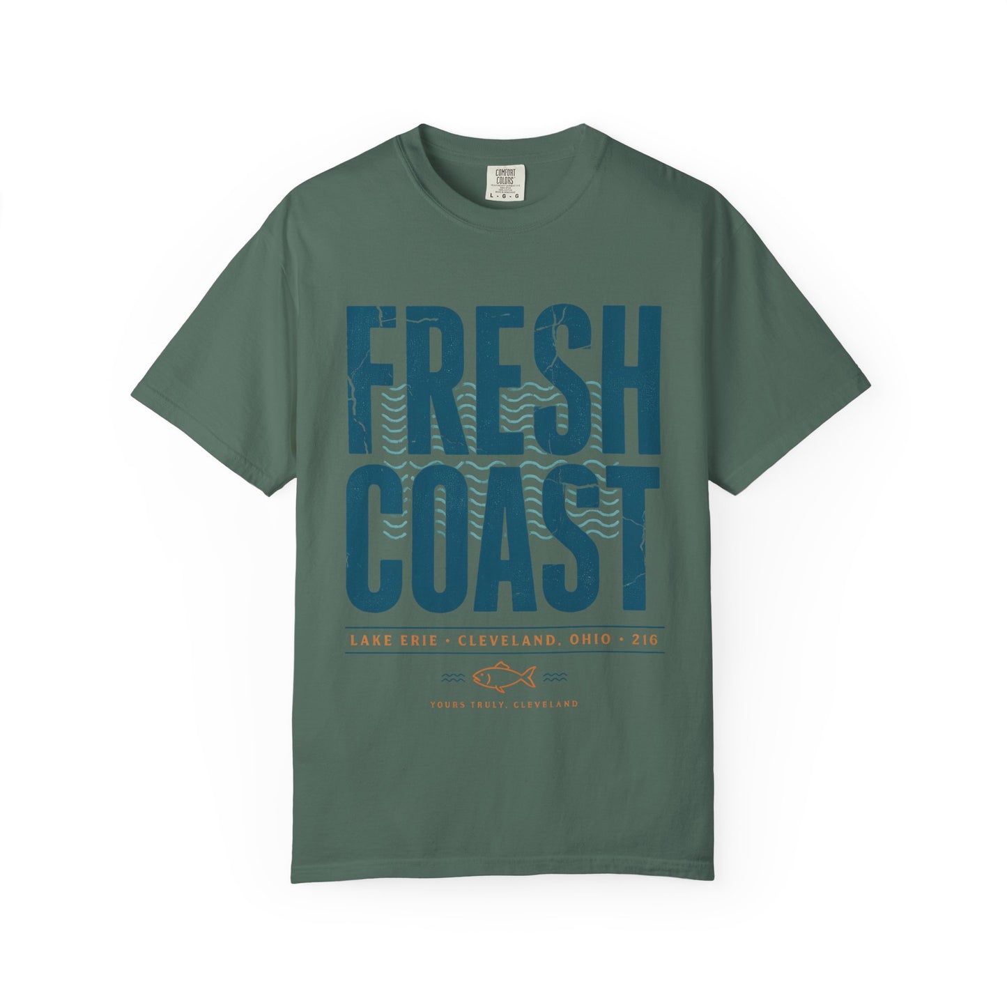 Fresh Coast Graphic T-Shirt — Cleveland Lake Erie Vintage Surf Tee