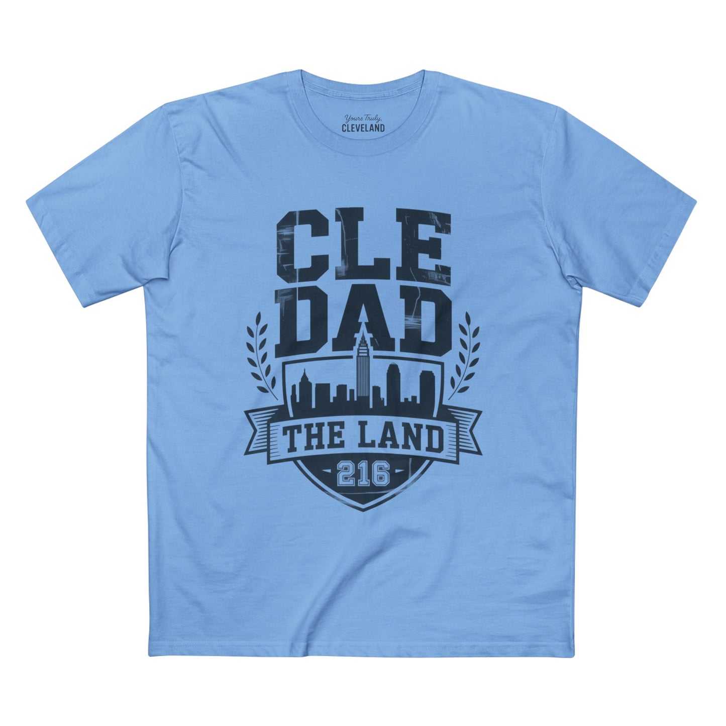CLE Dad Tee — The Land 216 Cleveland Skyline Fathers Day Shirt