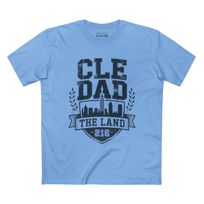 CLE Dad Tee — The Land 216 Cleveland Skyline Fathers Day Shirt