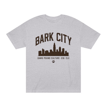 Bark City Tee — Cleveland Skyline Dawg Pound Graphic