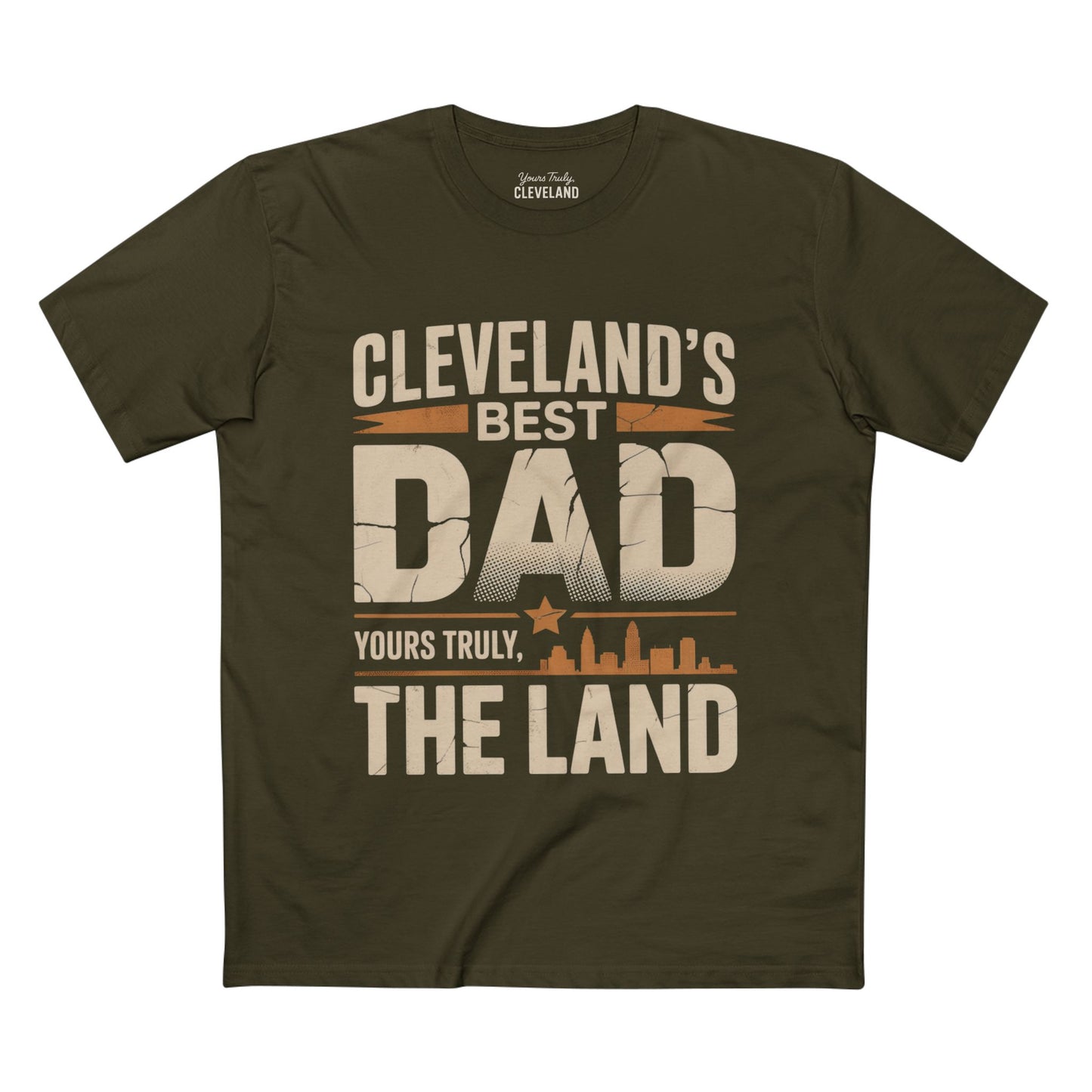 Cleveland's Best Dad T-Shirt — The Land Skyline Father’s Day Tee
