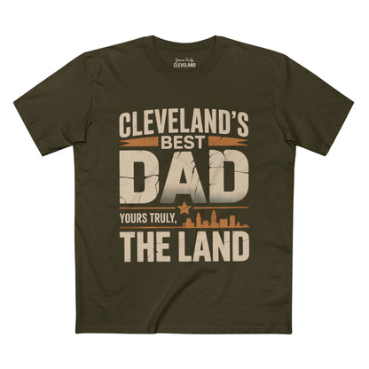 Cleveland's Best Dad T-Shirt — The Land Skyline Father’s Day Tee