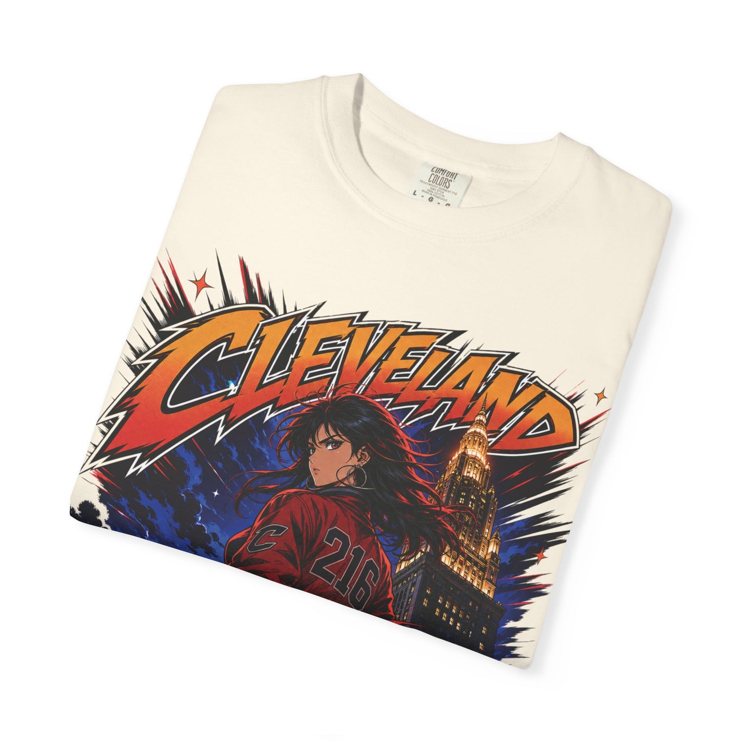 CLE: The Animation — Cleveland 216 Anime Graphic Tee