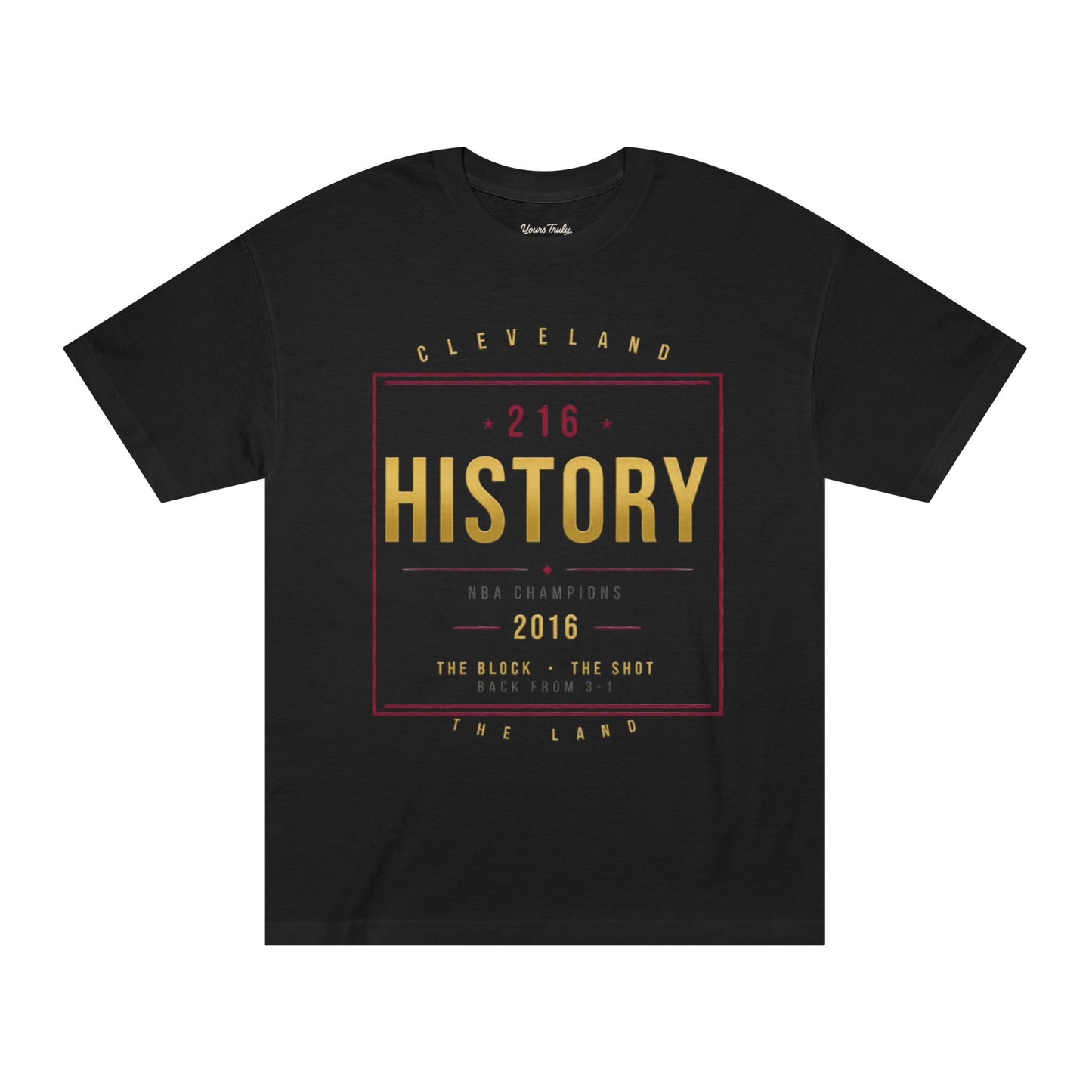 Cleveland 216 History Tee — 2016 NBA Champions Tribute T-Shirt