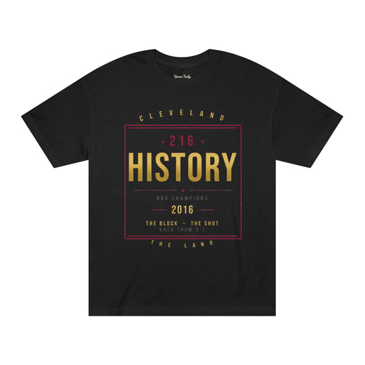 Cleveland 216 History Tee — 2016 NBA Champions Tribute T-Shirt