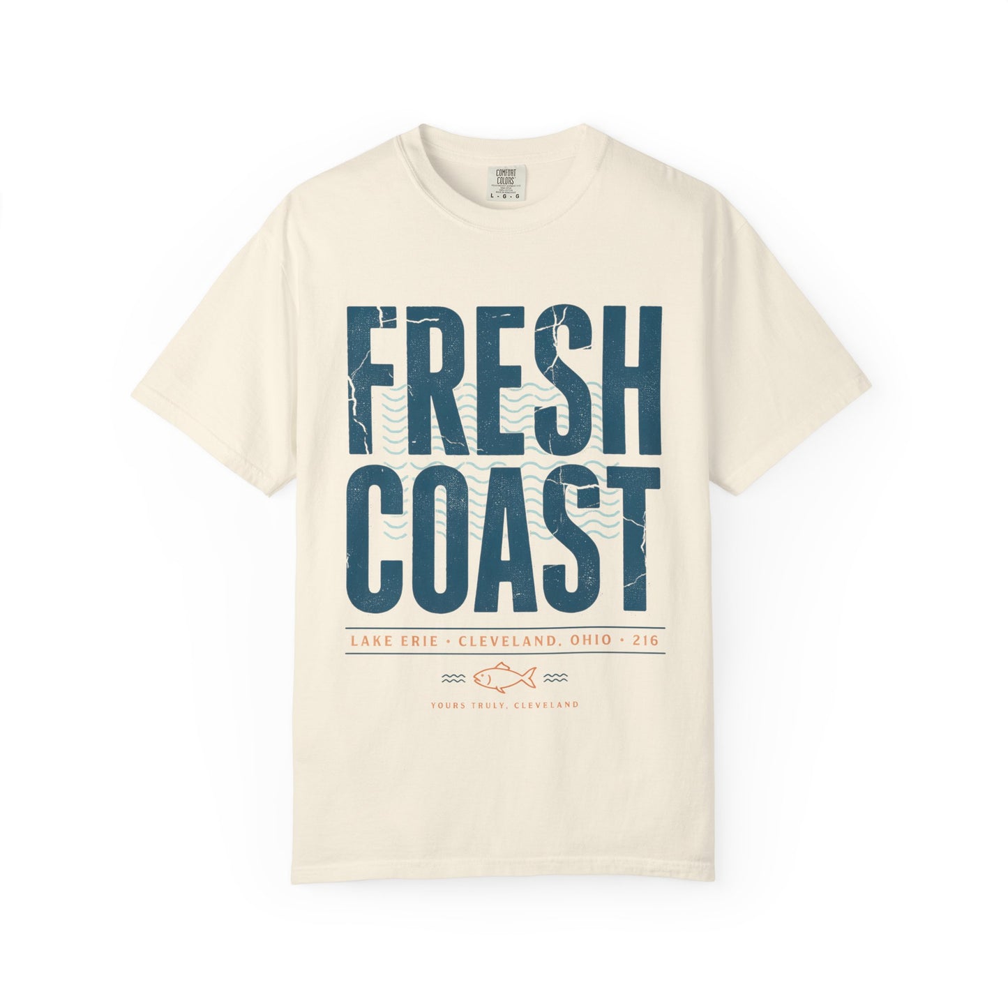 Fresh Coast Graphic T-Shirt — Cleveland Lake Erie Vintage Surf Tee