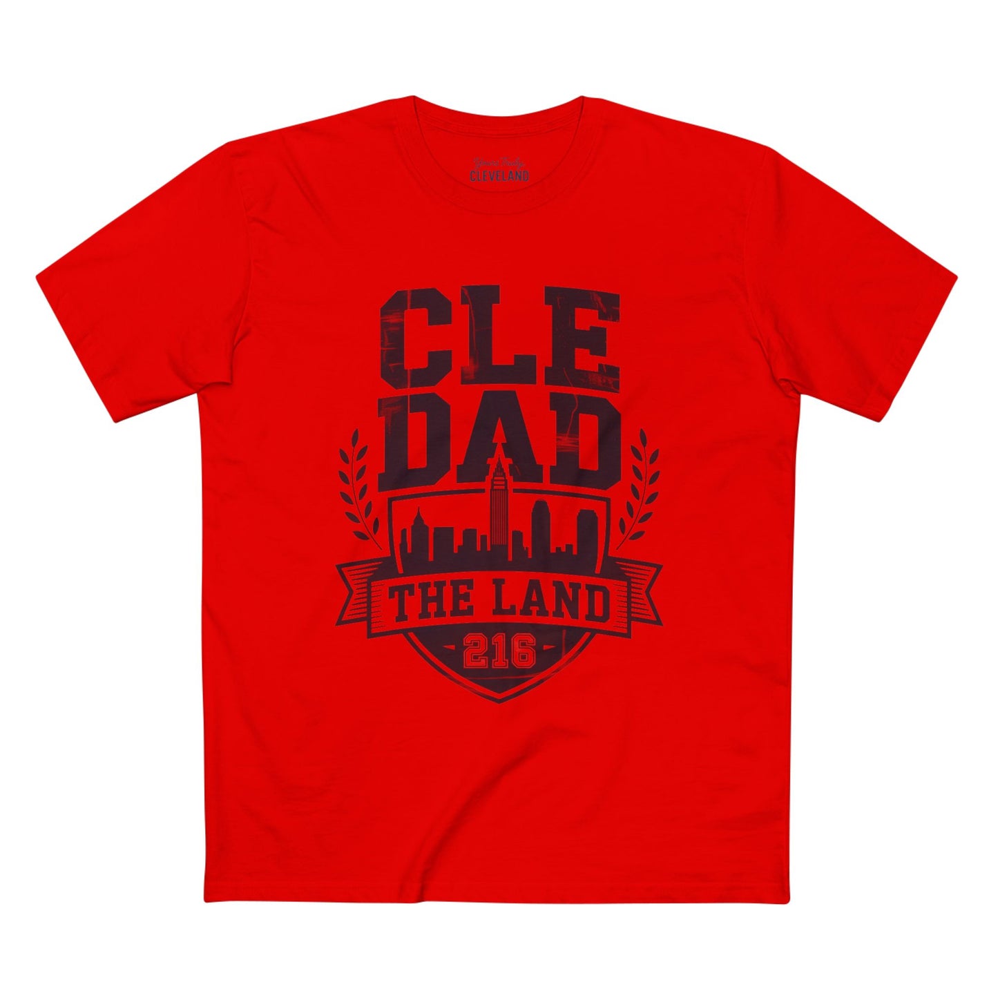 CLE Dad Tee — The Land 216 Cleveland Skyline Fathers Day Shirt