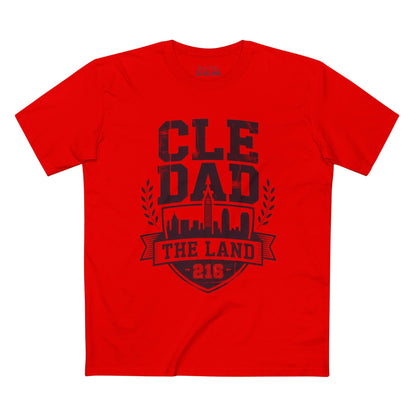 CLE Dad Tee — The Land 216 Cleveland Skyline Fathers Day Shirt