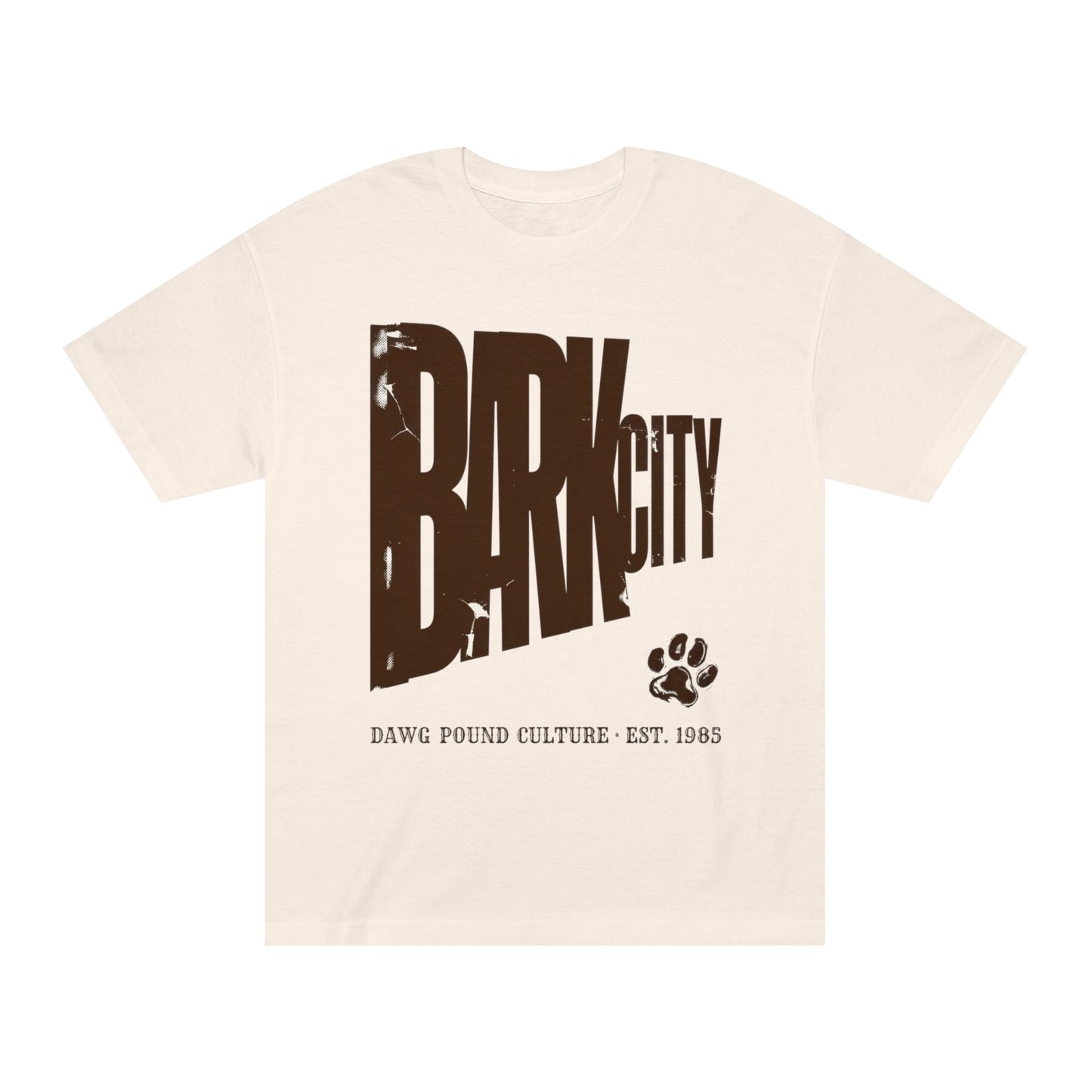 Bark City Tee — Dawg Pound Culture Paw Print Graphic