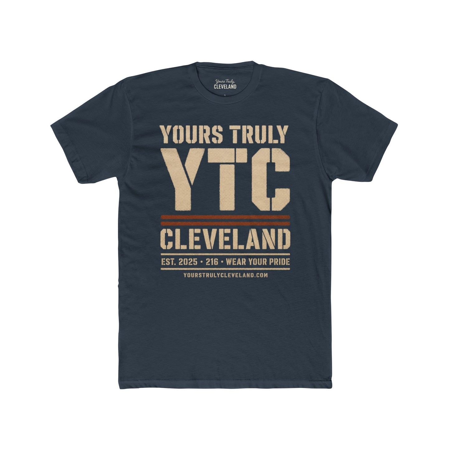 YTC Stencil Tee — Yours Truly Cleveland Spray Paint Graphic