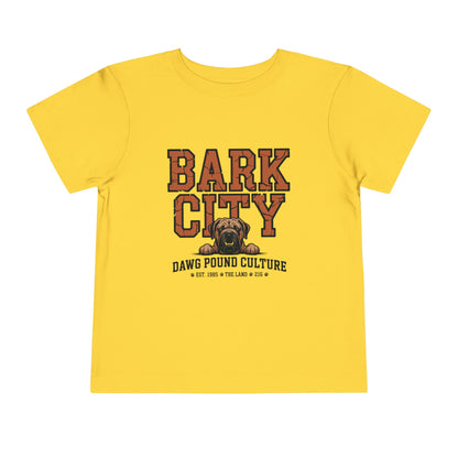 Bark City Toddler Tee — Cleveland Dawg Pound Kids Graphic Shirt