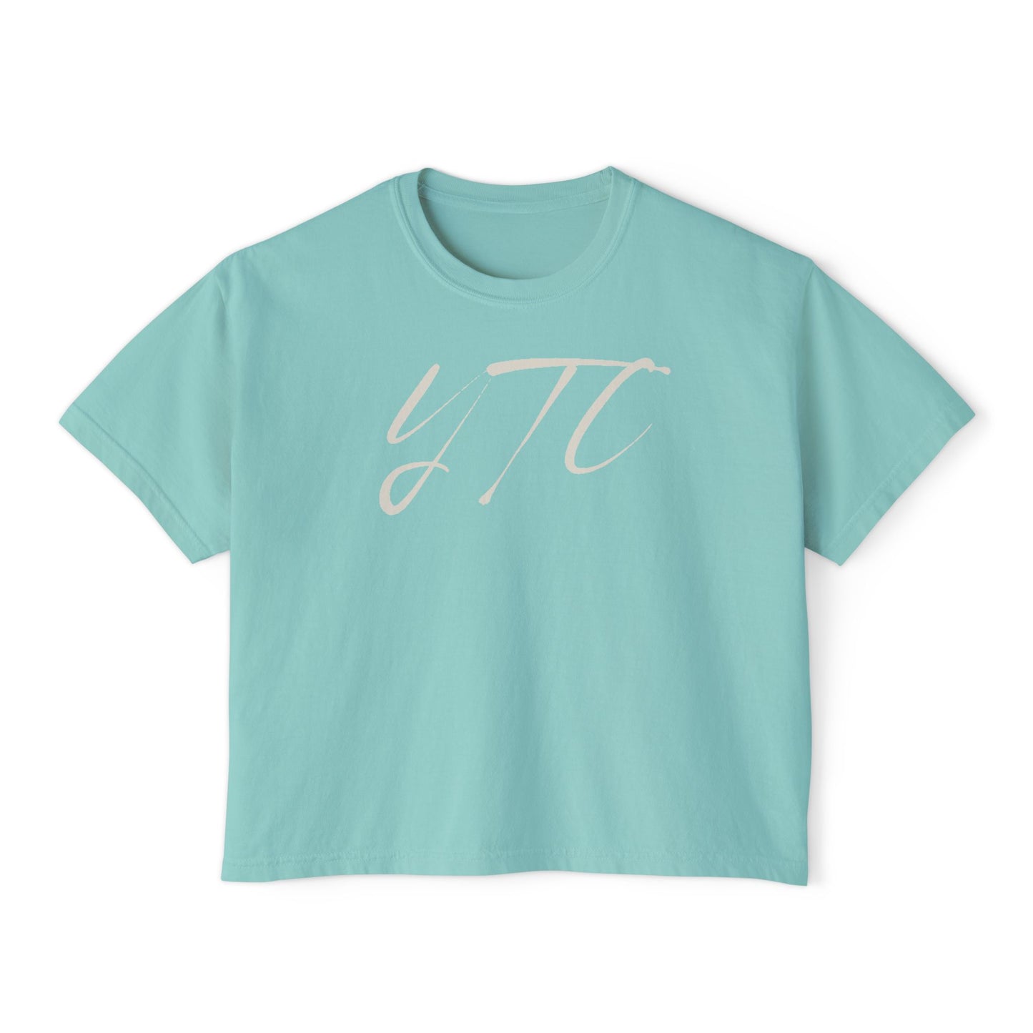 Women's Boxy YTC Script Tee